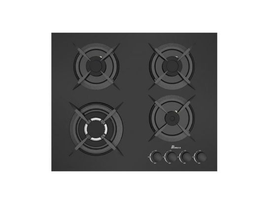 تصویر اجاق گاز 4 شعله شیشه ای بیمکث مدل 5012